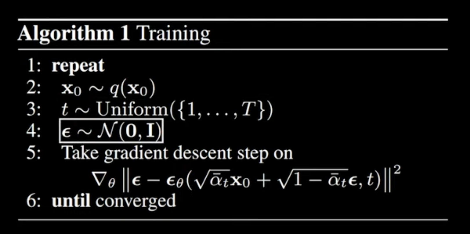 Training Algorithm